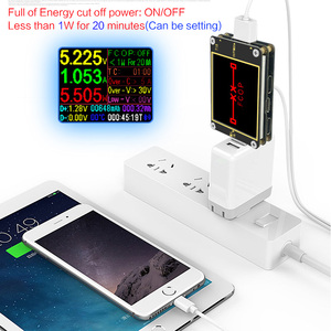 T18 UD18 ATORCH USB3.0 Probador USB de 1.8 Pulgadas, Voltímetro Digital DC, Amperímetro, Voltímetro, Detector de Voltaje para Banco de Energía, Medidor de Voltaje Temporizado - Product Image 3