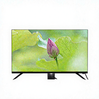 Televisor LED Inteligente Full HD de 50 Pulgadas, Frecuencia de Actualización de 120Hz, Color Negro para Hoteles, Precio Directo de Fábrica, Control Remoto