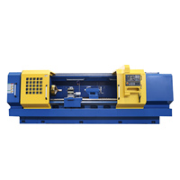 Tour à lit plat robuste pour usinage intensif, tour CNC haute performance CK61100