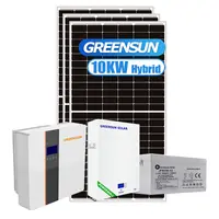الجملة 30kw 20kw الهجين نظام الطاقة الشمسية المنزلية 10kw مجموعة الضوئية 10 كيلو واط نظام لوحات شمسية