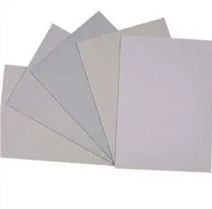 Harga pabrik 450-2400gsm abu-abu kertas papan/kembali papan kertas daur ulang