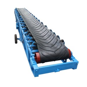 Chiều cao điều chỉnh hạt Túi xách tay vành đai Di động Băng tải máy - Product Image 1