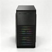 Châssis d'ordinateur haute performance fourni par l'usine, ATX, mATX, ITX, 7 emplacements PCI, 2 disques durs, 3 SSD, adapté pour un usage quotidien au bureau.