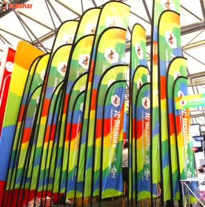 Publicité extérieure drapeau de plage bon marché bannière volante drapeau de larme et impression de bannière de drapeau de plume - Product Image 6