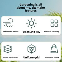 Nouveau pot de fleurs conique en plastique avec grille respirante anti-approfondissement des racines et couvercle de plantation