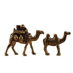 Figura de Camello Viajero del Desierto, Adorno de Mesa de Latón, Decoración para el Hogar con Forma de Animal - Product Image 5
