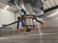 Routeur CNC à pierre SHANSHU robuste à 2 broches et 4 axes, avec ATC et refroidissement par eau, pour la gravure et la sculpture de pierres tombales en granit