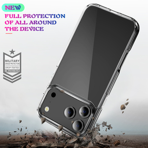 <span class=keywords><strong>Coque</strong></span> de téléphone portable <span class=keywords><strong>transparente</strong></span> anti-rayures en TPU+PC pour <span class=keywords><strong>iPhone</strong></span> 18 Pro/18 Pro Max 17 16 15 14 13 <span class=keywords><strong>11</strong></span> Pro Max, vente en gros OEM/ODM - Product Image 5