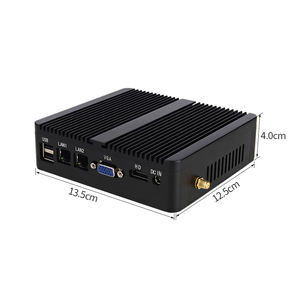 Mini PC industriel sans ventilateur <span class=keywords><strong>Intel</strong></span> avec carte graphique intégrée, DDR, double LAN, double COM, HD, DP, compatible avec D-IN, montable sur rail - Product Image 6