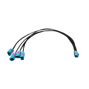 Automotive FAKRA Cable Z Code Waterblue Female to Female 1.5m High Speed RG174 <b>Wire</b> for GMSL GMSL2 <b>Camera</b> ADAS System - Product Image 2