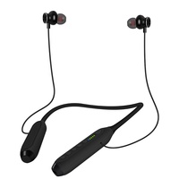 Écouteurs tour de cou avec microphone, autonomie musicale de 100 heures, casque BT, accessoires téléphoniques