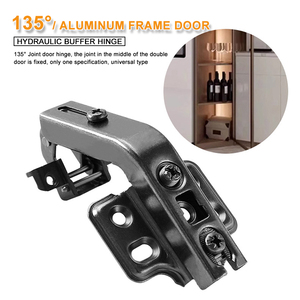 Bản lề màu đen hình đặc biệt-30 ° -45 ° 30 ° 45 ° 90 ° 135 ° 165 ° khung nhôm khung cửa tủ quần áo bản lề - Product Image 5