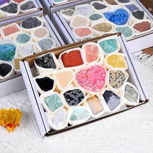 Wholesale Spirit Natural Angel Aura Heart Crystal Healing Stones Gemstone Raw Stone Specimen Gift <b>Box</b> for Gift - Product Image 5