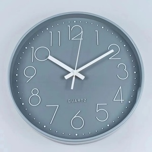 Hiện đại đơn giản ngắn gọn tối giản Đồng hồ treo tường trang trí đồng hồ treo tường trang trí nội thất đơn mặt nhựa thạch anh giá rẻ đồng hồ treo tường - Product Image 2