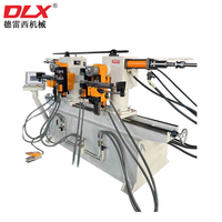 Machine de cintrage de tuyaux automatique CNC hydraulique à double tête pour acier et aluminium, avec moteur et engrenage, prix fabricant