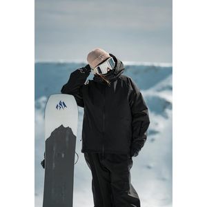 Veste de ski unisexe personnalisée pour adultes, imperméable 15K, respirante 10K, coupe ample, isolée, à capuche - Product Image 3