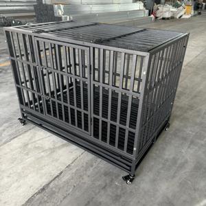 37 "43" 49 "içinde Pet ağır Metal açık üst kafes köpek yükseltilmiş kulübesi katı plastik tepsi çevre dostu - Product Image 5