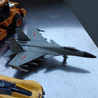 Modèle d'avion de chasse J-31 à l'échelle 1:24, avion de transport en alliage, jouet d'avion de simulation