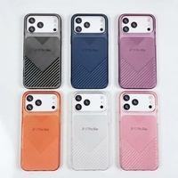 Nouvelles Couleurs Tendance : Coque pour iPhone 18 17 Pro Max avec Dos Mat Anti-Traces de Doigts, Étui de Téléphone en TPU Translucide Antichoc