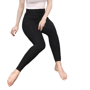 Qiaoyatou hiver <span class=keywords><strong>laine</strong></span> femmes chaud épais cachemire à l'intérieur porter des leggings pantalons thermiques taille haute close-fitti - Product Image 1