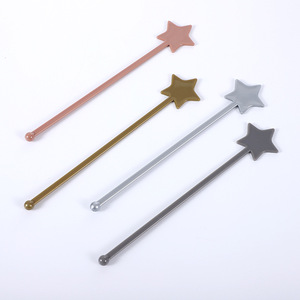 Cocktail Stirrer <b>Bar</b> Sticks Plastic Heart Star Shape For <b>Drink</b> Mixing Party Decorations - Product Image 3