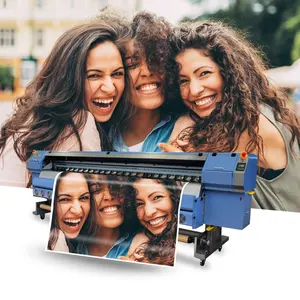 고속 Konica 512i BH-3208 프린터 3.2m 와이드 포맷 인쇄 기계 야외 플렉스 배너 비닐 라이트 박스