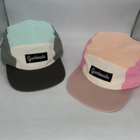Custom 6 Panel Waterbestendige Sport Polyester Nylon Hardloop Snel Droog Pet Hoed