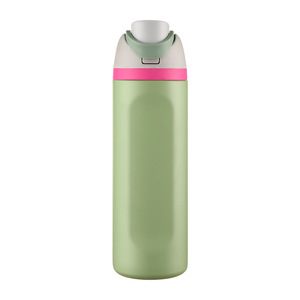 Botella de Agua de Acero Inoxidable con Aislamiento al Vacío de Doble Pared, Ecológica, de 24 oz, a Prueba de Fugas, con Logotipo Personalizado, con Asa y Pajita - Product Image 5