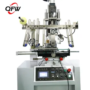 QFW Factory new arrival the equipment manufacturing industry PLC heat transfer automatic screen printing machine