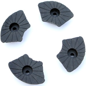 Cleye – coussinets en caoutchouc noirs antidérapants pour bâtons de marche, accessoires pour bâtons de randonnée, pièces de rechange résistantes à l'usure - Product Image 3