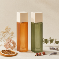 Flacon de parfum en verre vide Anding Stock 100 ml, rectangulaire, dégradé givré, pour vente en gros, personnalisable, par le fabricant