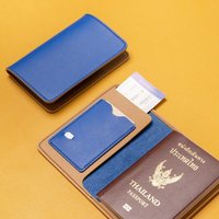 Funda de Pasaporte de Cuero PU WJ con Ranura para Tarjeta SIM, Porta Pasaportes y Tarjetas para Viajes de Negocios, Regalos de Viaje