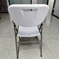 Chaises pliantes en gros d'usine à vendre, mobilier de maison en plastique empilable, table à manger pliable, extérieur HDPE
