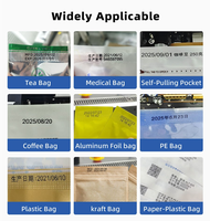 Machine de scellage de sacs Willita Intelligent Continuous Band Sealer avec imprimante jet d'encre pour la codification de la date d'expiration