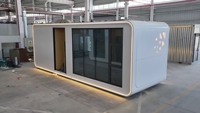 Cabane modulaire en bois de luxe, maison mobile, capsule de couchage, conteneur pour resort et camping