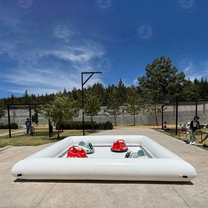 Piste gonflable extérieure, jouet d'équitation, piste <span class=keywords><strong>de</strong></span> <span class=keywords><strong>circuit</strong></span> <span class=keywords><strong>de</strong></span> course <span class=keywords><strong>de</strong></span> voitures tamponneuses, piste <span class=keywords><strong>de</strong></span> karting en arc <span class=keywords><strong>de</strong></span> PVC gonflable sur route incurvée - Product Image 6