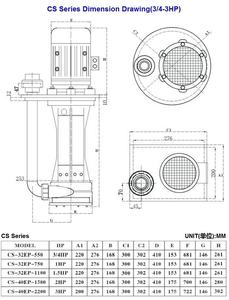 Acid <b>Alkali</b> Chrome Chemical Electroplating Process Acid PP FRPP Material Circulating Vertical Chemical Submersible Vertical Pump - Product Image 3