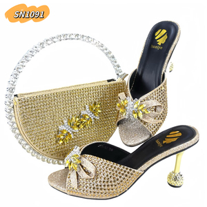 SN1091 2025 <strong>Shoes</strong> and Bag Set <strong>for</strong> Nigeria Party Wedding <strong>Shoes</strong> and Bag Set <strong>Women</strong> <strong>for</strong> Party in <strong>Women's</strong> Dress <strong>Shoes</strong> 2025 - Product Image 5