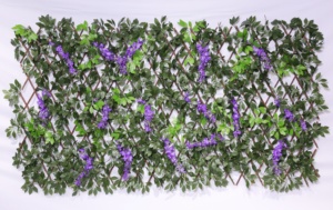Expandable <strong>Willow</strong> Plastic Artificial Hedge Trellis Green Leaves UV Protection Waterproof Welded Weave Panel Shape <strong>Gate</strong> - Product Image 5
