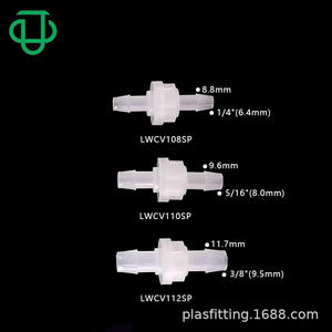 Válvula de Retención de Plástico PP Plasfitti sin Resorte para Agua, Antirretorno, Cero Presión, Forma de Pagoda, Flujo Unidireccional - Product Image 4