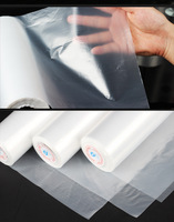 Bolsas de Comestibles de HDPE Grueso en Rollo, Aprobadas por la FDA, Inodoras, Transparentes, para Mercados de Agricultores y Venta Minorista
