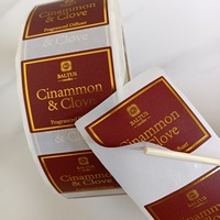 Autocollant d'emballage étanche en vinyle Offre Spéciale pour produits de bain et de beauté impression UV en feuille d'or pour usage de parfum étiquettes personnalisées