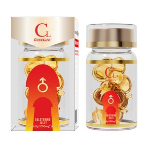 CokeLife 14 cápsulas de aceite para agrandamiento del pene masculino, aceite nutritivo externo con extracto de plantas, aceite sexual para el pene, venta al por mayor - Product Image 1