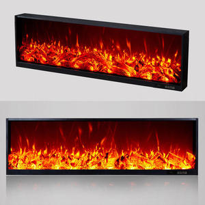 <span class=keywords><strong>Chimenea</strong></span> Eléctrica Moderna de Múltiples Llamas con Temperatura Ajustable y Control Remoto para Uso Doméstico, Comercial y Hotelero - Product Image 1