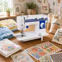 Machine à coudre électrique multifonctionnelle MYSEW pour la maison, machine à broder