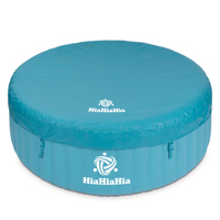 Wiederverwendbarer Langlebiger 4-6 Personen Outdoor Faltbarer Massage-Whirlpool Spa-Pool Aufblasbarer Tragbarer PVC-Rundpool für Erwachsene