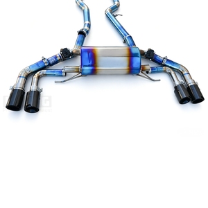 Système d'échappement léger en titane pour BMW <span class=keywords><strong>M340</strong></span> M340i 3.0T 2019-2026 Châssis G20 Kit de tuyaux de silencieux à sonorité sportive - Product Image 4