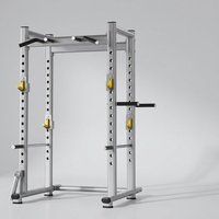 Rack de musculation multifonction en acier robuste, cage à squats tout-en-un, pour salle de sport commerciale et usage domestique, support d'entraînement pour barre de musculation
