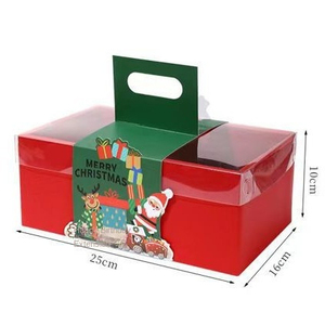 Nuova Scatola da Imballaggio Natalizia 2025 - Confezione Regalo per Frutta Sicura - Caramelle - Ingrosso Fabbrica - Product Image 3