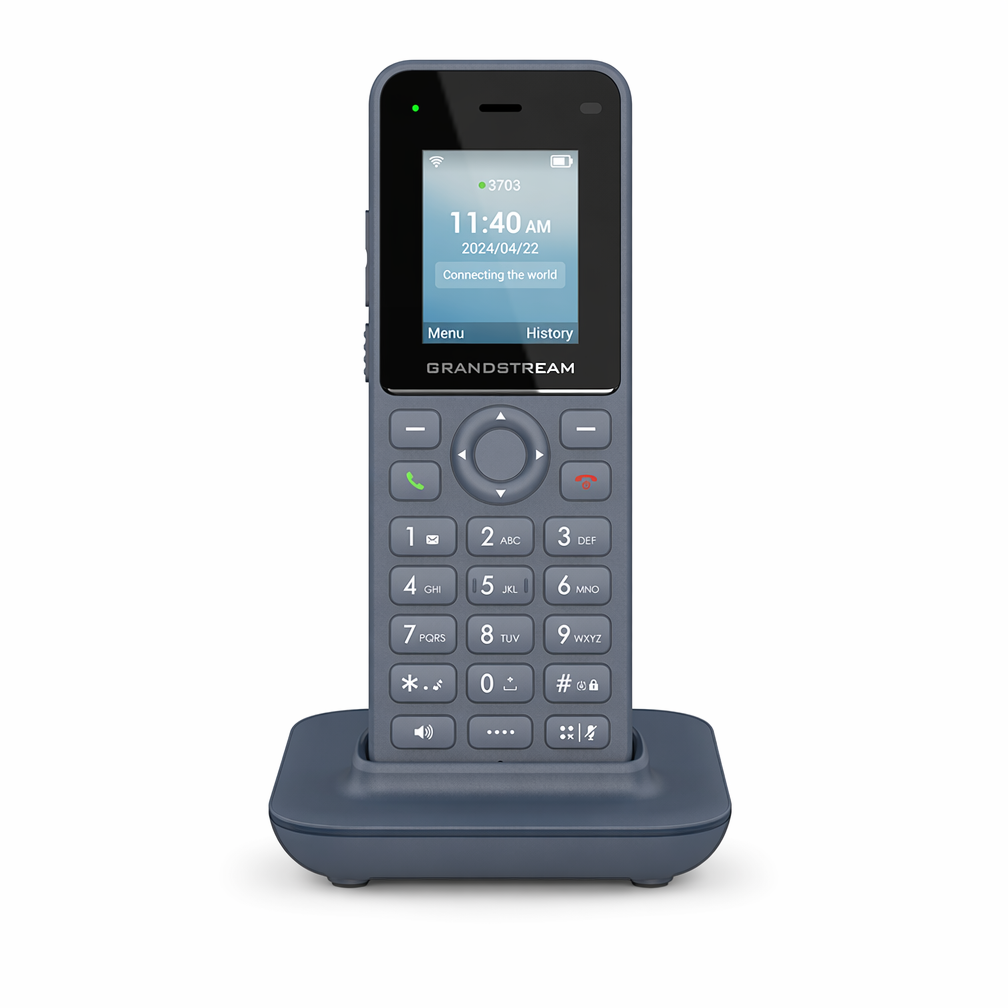 Grandstream WP816 WiFi 6 IP Phone Dual Band 802.11ax Roaming Opus HD Voice 3 Way Conference 2 Lines 6H Talk 120H Standby VoIP